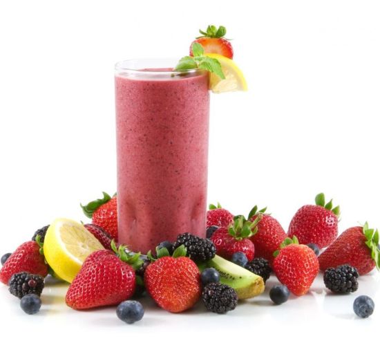 fruits and smoothies
